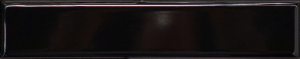 Farrow & Ball Off-Black Hochglanz Wandfliesen 5x25 Ziegeloptik