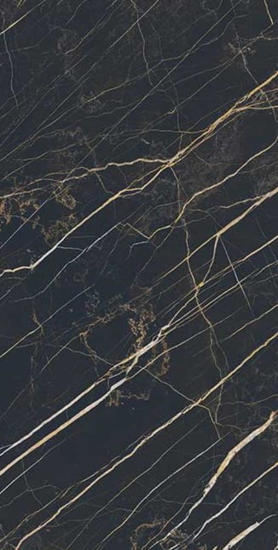 Casalgrande Padana Marmoker Night Storm Lucido 90x90 płytki gresowe imitujące czarny marmur 118689