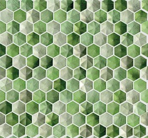 Mosaikfliesen L'Antic Colors Aluminium Forest 28,5x30,5x0,2 cm