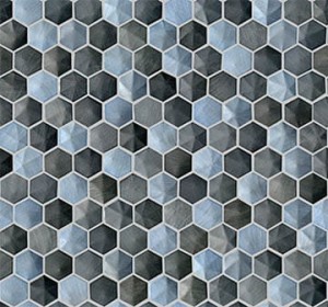 Mosaikplatten aus Aluminium L'Antic Colors Jean 28,5x30,5x0,2 cm