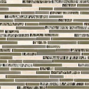 Mosaik Mix L'Antic Eternity Mini Streifen Creme Fliesen 29,8x30,5x0,8 cm