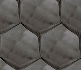 Metallmosaik L'Antic Gravity Al. Dubai Titan 22,5x26x2/2,5 cm