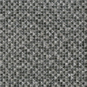 L'Antic Gravity Aluminium Cubic Mosaik aus Metall 30,5x30,5x0,4 cm