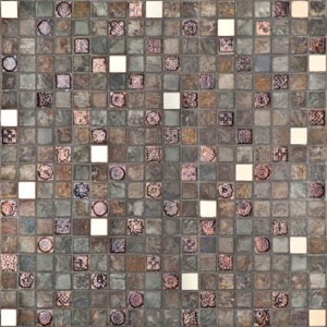 Mosaik Mix L'Antic Imperia Nepal Bronze Fliesen 30x30x0,8 cm