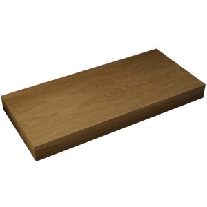 Küchenplatte L'Antic Holz Nussbaum Warm 110x50x10 cm