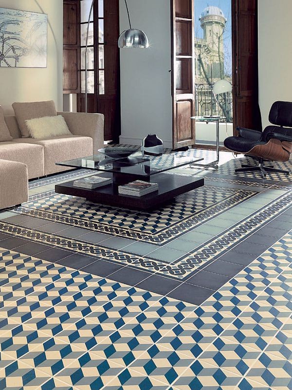 Vives 1900 Azul 20x20 płytki podłogowe gresowe 152289
