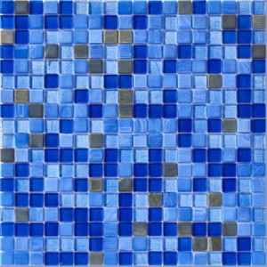 Glasmosaik L'Antic Water Ocean Absolute 29,6x29,6x0,4 cm