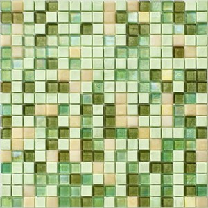 L'Antic Glasmosaik Wasser Regenwald Exzellenz 29,6x29,6 cm