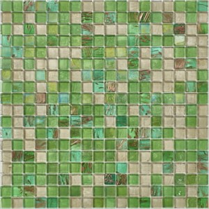 Glasmosaik L'Antic Water Rain Forest Supreme 29,6x29,6x0,4 cm