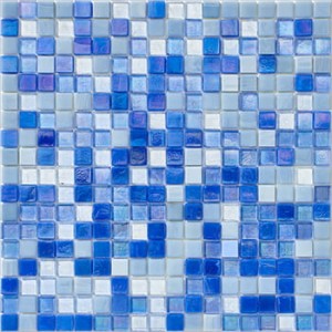 Glas-Mosaik L'Antic Water Sea Absolute 29,6x29,6x0,4 cm