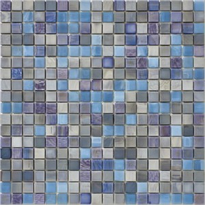 Glasmosaik L'Antic Water Twilight Absolute 29,6x29,6x0,4 cm