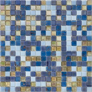 Glas-Mosaik L'Antic Water Twilight Supreme 29,6x29,6x0,4 cm