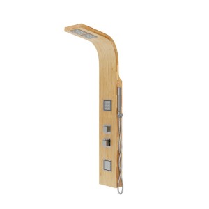 Duschtasse Corsan BAO Thermostat Bambusholz