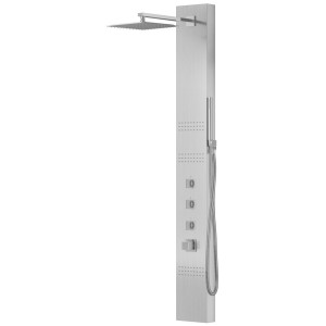 Duschtasse Corsan NEO Thermostat Edelstahl
