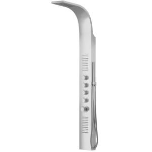 Duschtasse Corsan SAMSARA Thermostat Edelstahl gebürstet