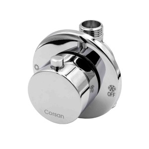 P073CH - Corsan universeller Wasser-Mischer Komplettset mit Drehknopf