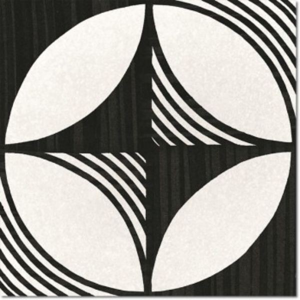 Equipe Caprice Deco Compass B&W 20x20 płytka gresowa 126963