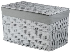 Wickelkorb mit Polsterung Koschoplotka grau 58x43x35h