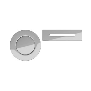 Chrom-Wannenarmatur-Set - Klick-Klack-Abfluss mit Abdeckung