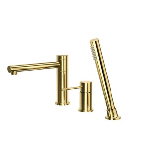 Corsan CMB7542GL Lugo Gold Badewannenarmatur