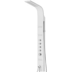 Duschtablar Corsan KASKADA Thermostat Weiß Auslauf