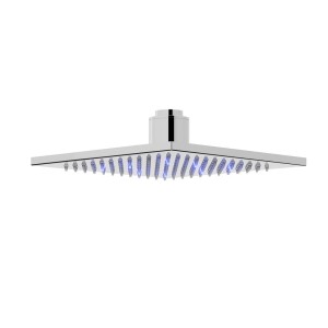 Corsan ANGO LED quadratische Duschbrause chromiert