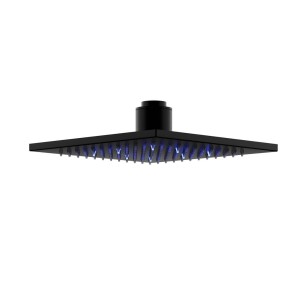 Corsan ANGO LED schwarze quadratische Regendusche