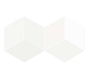 WOW Flow Diamond White 14x24 Feinsteinzeugfliese
