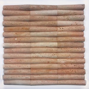 Mosaikatravertin Bambus Classic Light 30x30x1,9 cm