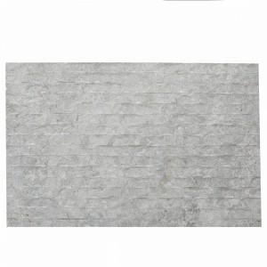 Graue Anthrazit Gold Marmorplatte strukturiert 30 cm hoch