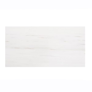 Polierte weiße Marmorplatte Glacier White 61x30,5x1 cm