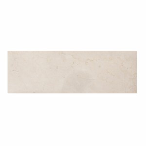 Beige Marmorfliese Cream Pino poliert, Höhe 12 cm