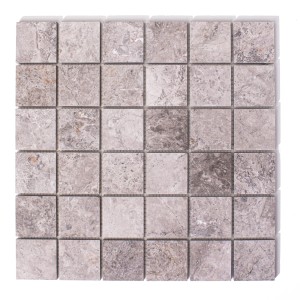 Polierte graue Mosaikfliese Tundra Blue 31,1x31,1x1cm