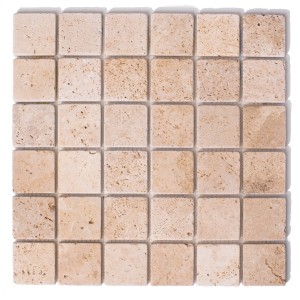 Braune Mosaik-Terrakotta-Fliesen Walnut 31,8x31,8x1cm
