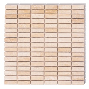 Mosaikatravertin Classic Light satin 30,5x30,5x1cm