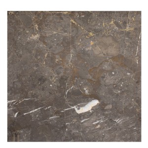 Marmorplatte braun Anthrazit Gold poliert 7x60x2 cm