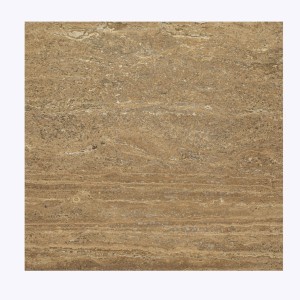 Braune Satin-Travertinplatte 60x60x2 cm