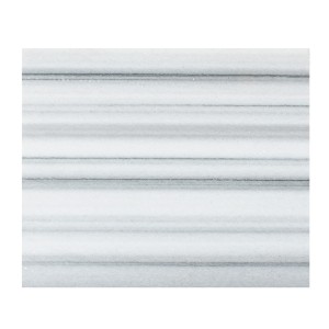 Polierte graue Mink-Marmorplatte 30 cm hoch