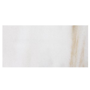 Polierte weiße Marmorkachel Bianco Neve Gold 30,5x61x1,25 cm