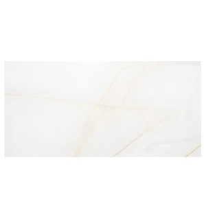 Polierte Marmorplatte Glacier White 61x30,5x1,25 cm
