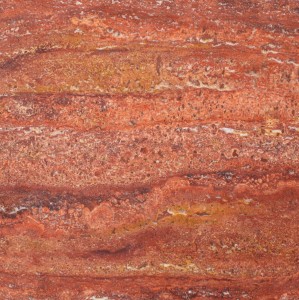 Rote matte Bordeaux Travertinplatte 30,5x61x25 cm