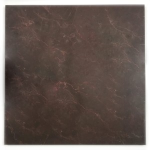 Braune Marmorplatte Chocolate gebürstet 60x60x2 cm