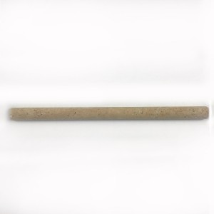 Beige Travertin Sockelrolle Pencil Noce Satin 2x30,5 cm