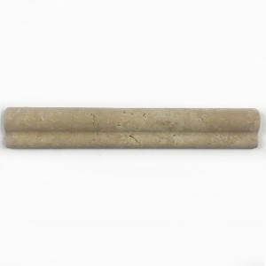 Dune Walnut Satin Travertin Sockelrolle Braun 4,9x30,5 cm