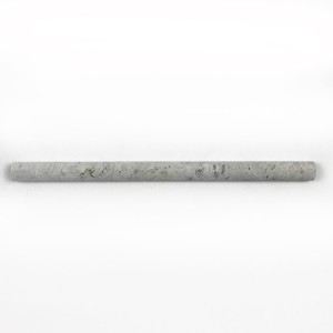 Marmorsockel-Rollenkissen Tundra Grey Satin 2x30,5