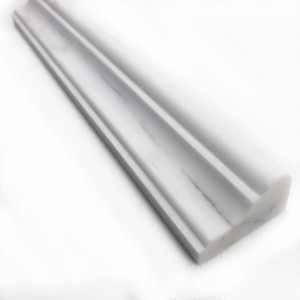 Marmor Zierleisten Cornice Glacier White 4,5x30,5 cm