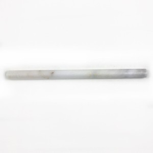 Weißer Marmorsockel-Zylinder Afyon 2x30,5 cm