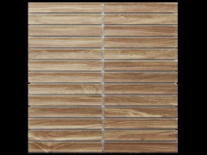 MosaikFLIESEN PIANO HOLZ DUNKEL