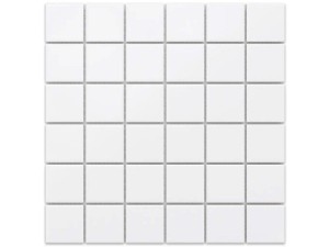MosaikFLIESEN QUADRATISCH WEISS MATTE