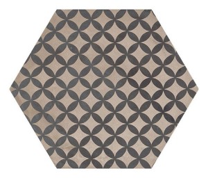 Marca Corona Terra Astro Esagona Version F 25x21,6 0414 hexagonale Fliesen